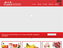 Tablet Screenshot of istanbulsupermarkt.de